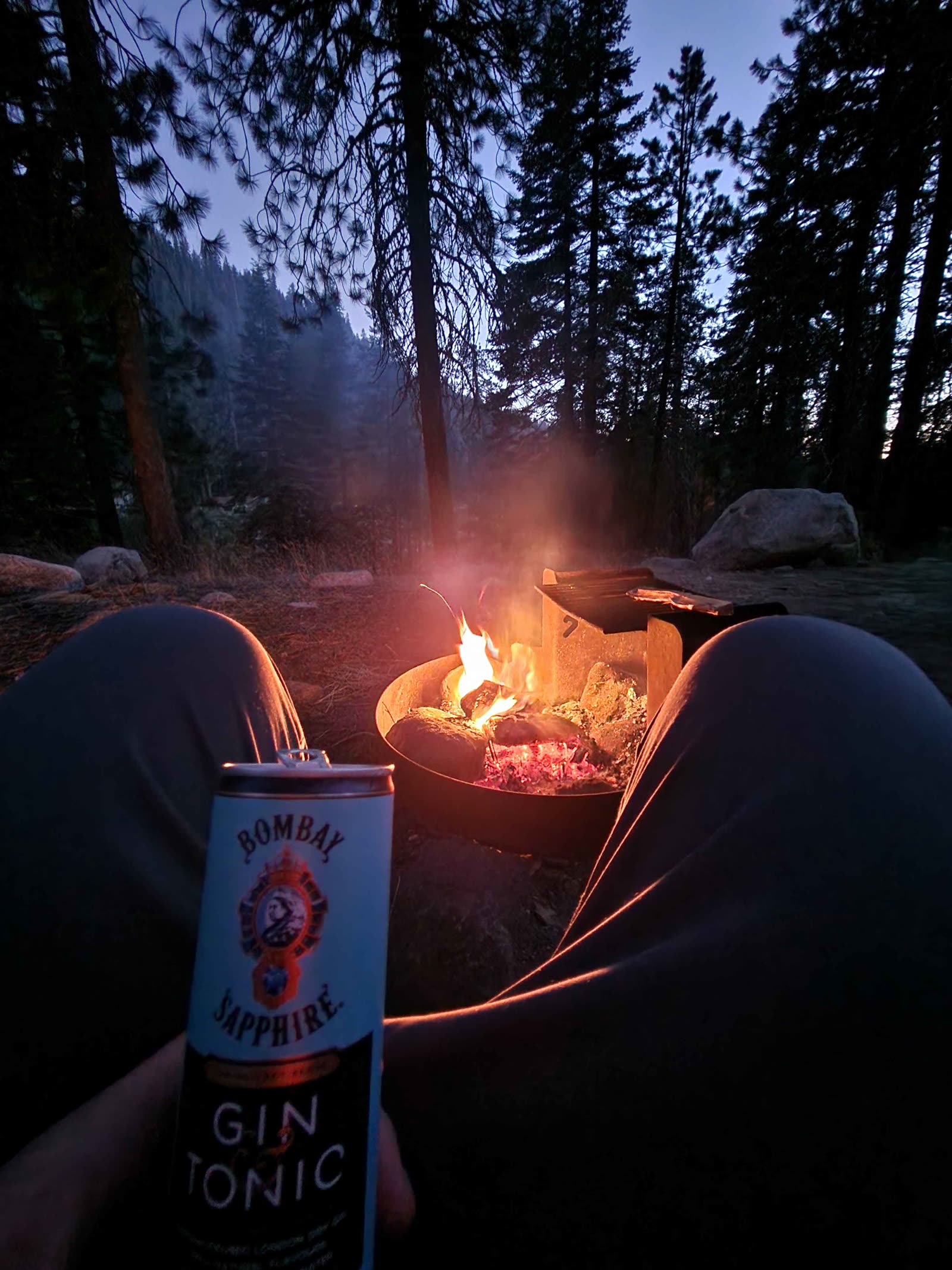 Abend am Lagerfeuer